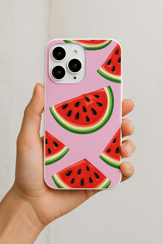 Customizable Summer Watermelon Phone Case – Flexible & Impact-Resistant